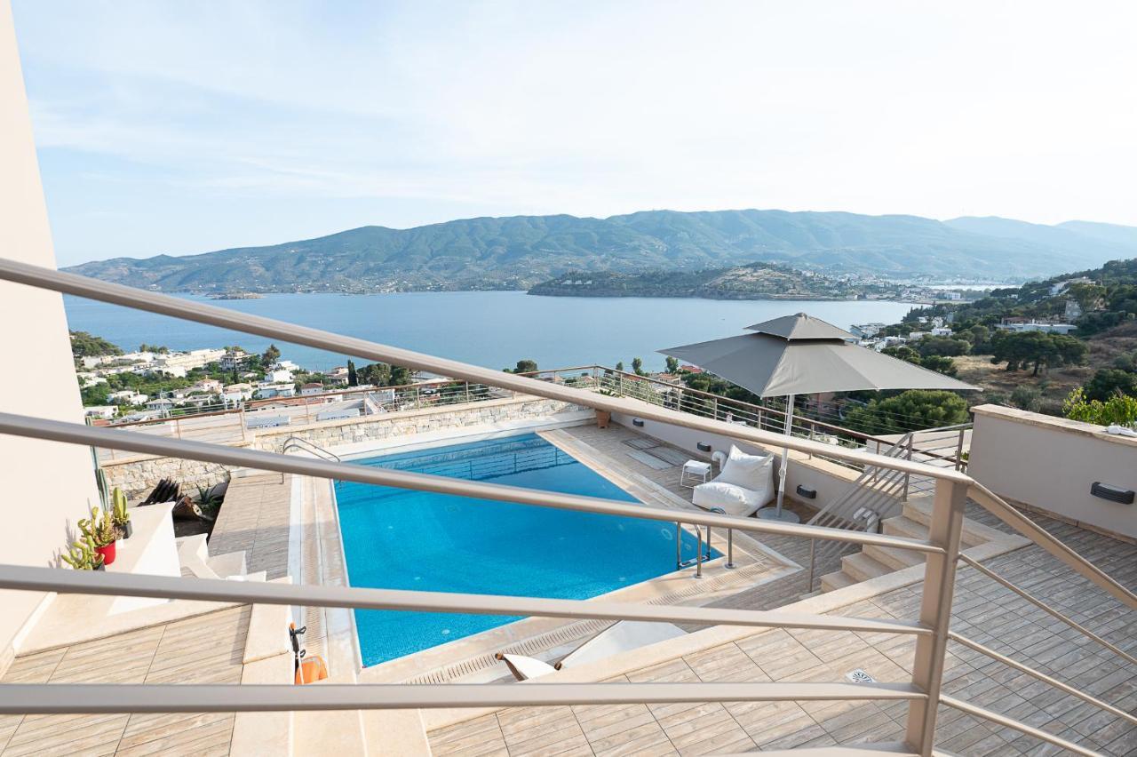 Kalavria Luxury Suites, Afroditi Suite With Magnificent Sea View And Private Swimming Pool. Poros Town Extérieur photo